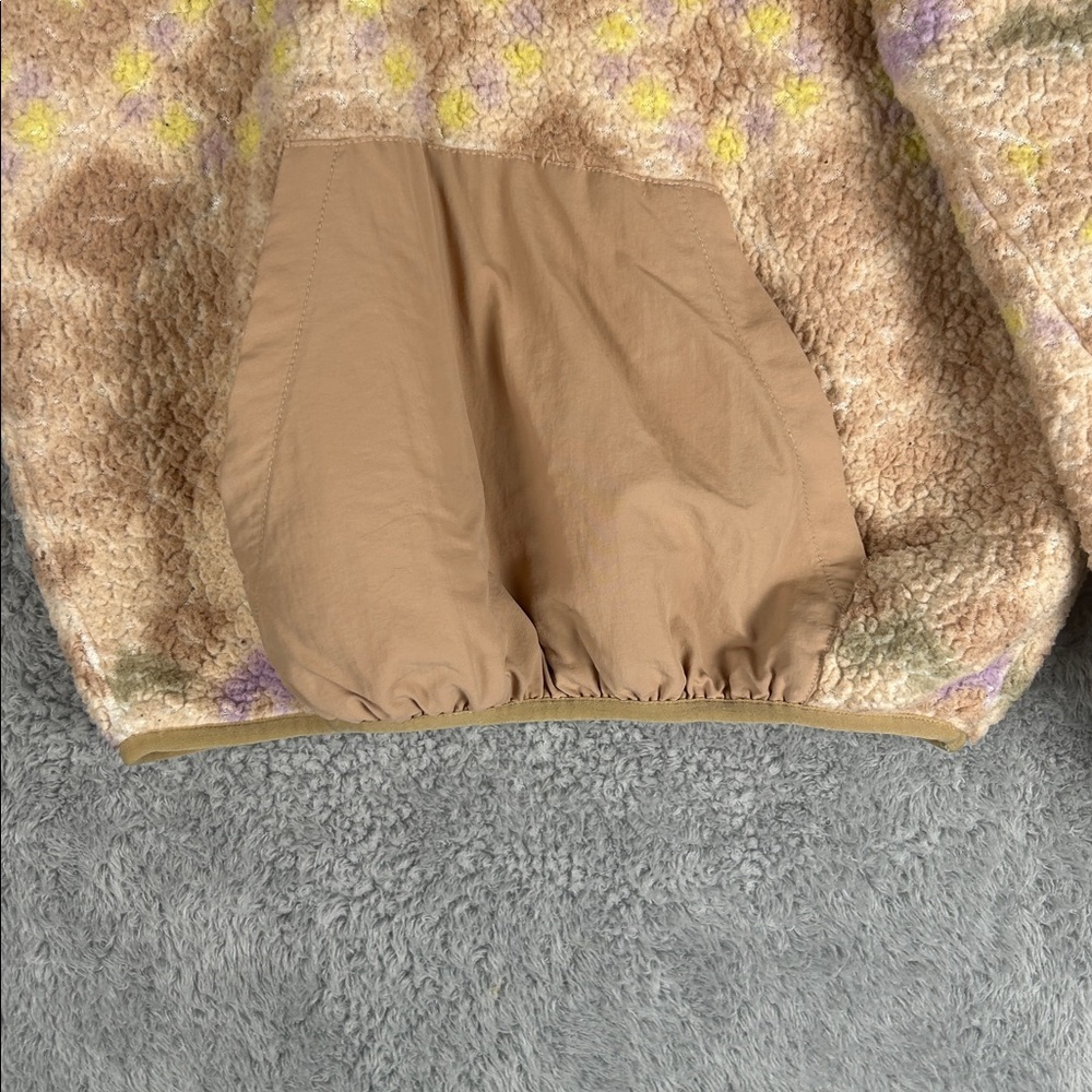Urban Outfitters Long Sleeve Zip Sherpa Ivory Pullover Sweater Oversized  Size S - Picture 9 of 16